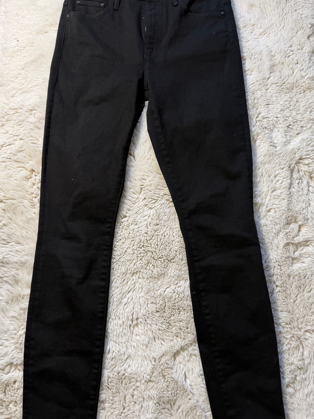 MOTHER Black Skinny Jeans